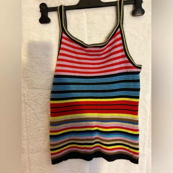Women’s KOOKAI sleeveless sweater top made in France size 2 hippy like sweater - Picture 3 of 7